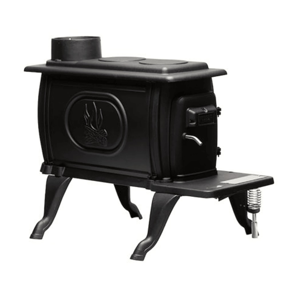 Stove Cast Iron Log Wood Stove Rustic Design Clean Burning EPA Certified 0