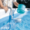 Intex Deluxe Wall Mounted Pool Surface Skimmer Automatic Debris Removal For Above Ground Pools 4