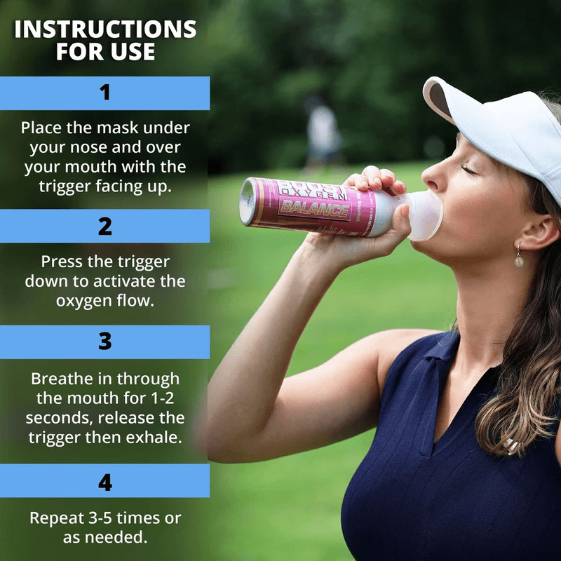 Boost Oxygen 5 Liter Natural Canned Oxygen With Mouthpiece Portable Oxygen For Altitude Sports And  5