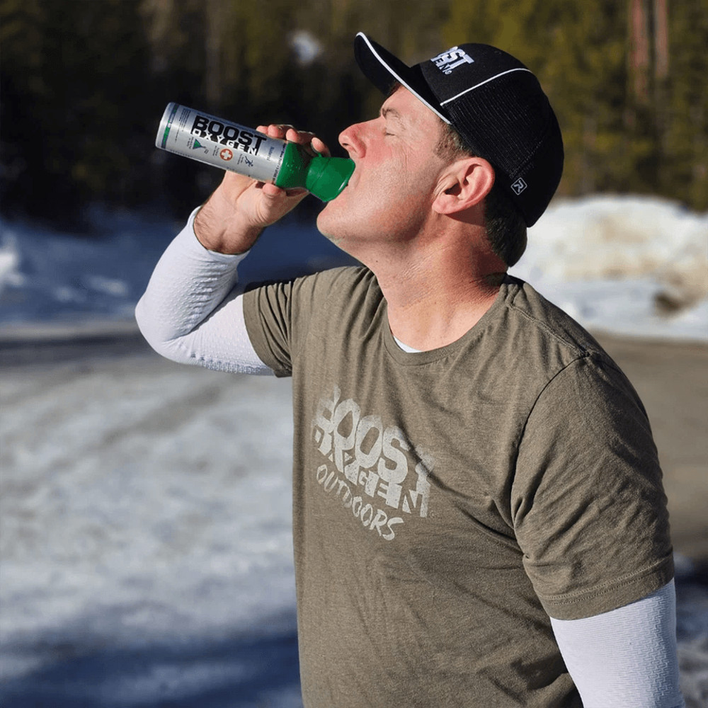 Boost Oxygen 5 Liter Natural Canned Oxygen With Mouthpiece Portable Oxygen For Altitude Sports And  1