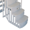 Main Access Above Ground Swimming Pool Smart Step And Ladder System Adjustable Entry Steps With NoS 6