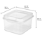 Sterilite Plastic FlipTop Hinged Storage Box Stackable Clear Containers W Latching Lid For Supplies 8