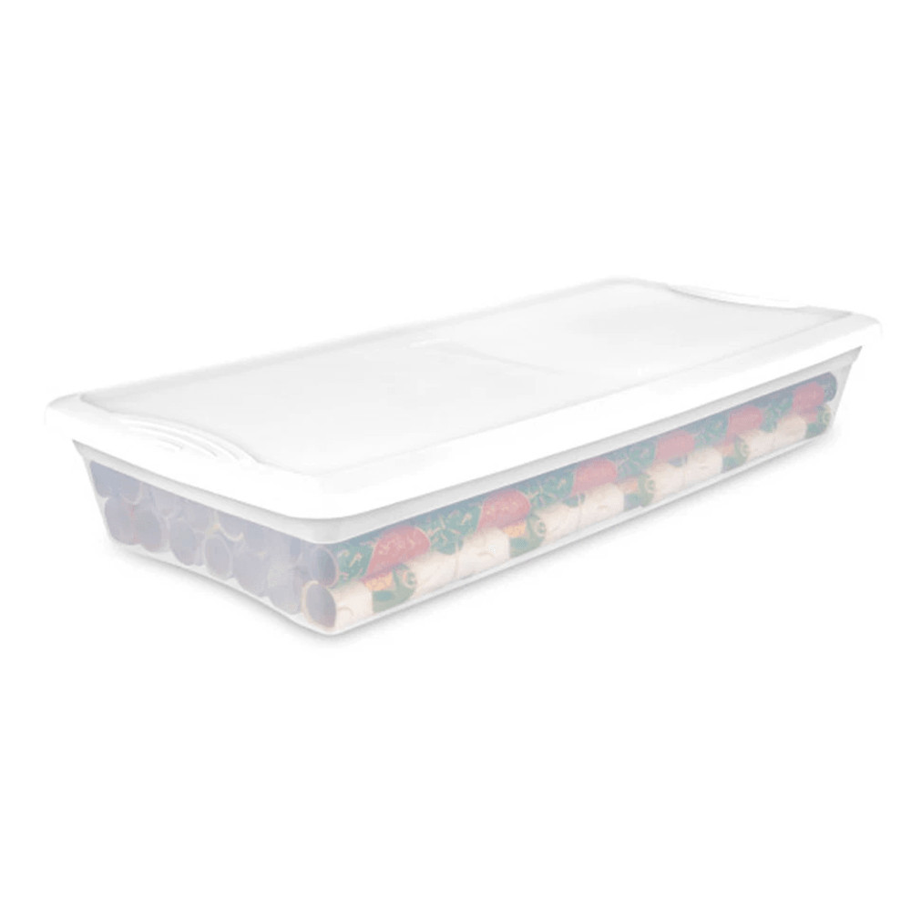 Clear Sterilite Quart Lightweight Storage Box Container With Lid Stackable Plastic Totes For Home B 8