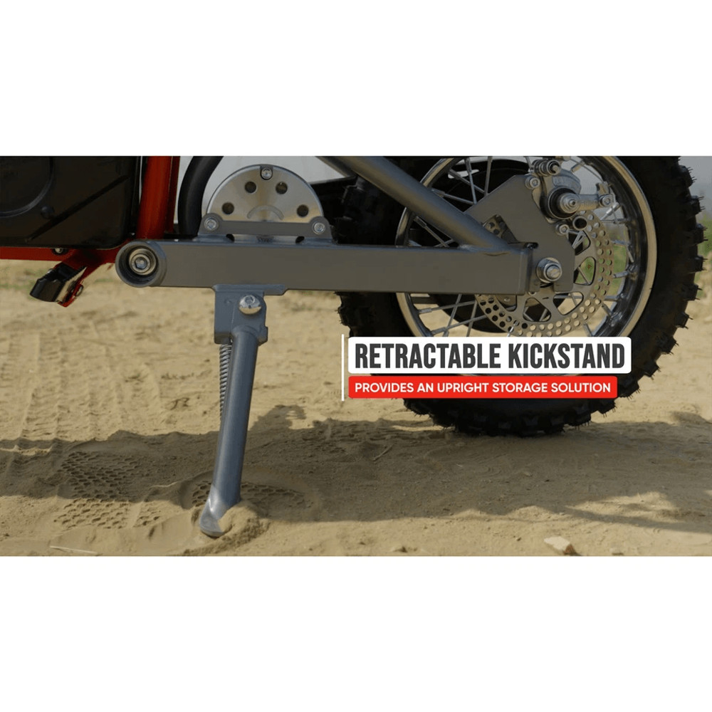 Razor MX500 Red Dirt Rocket HighTorque Electric Motorcycle Dirt Bike For Adults 650W Motor 15 MPH 8