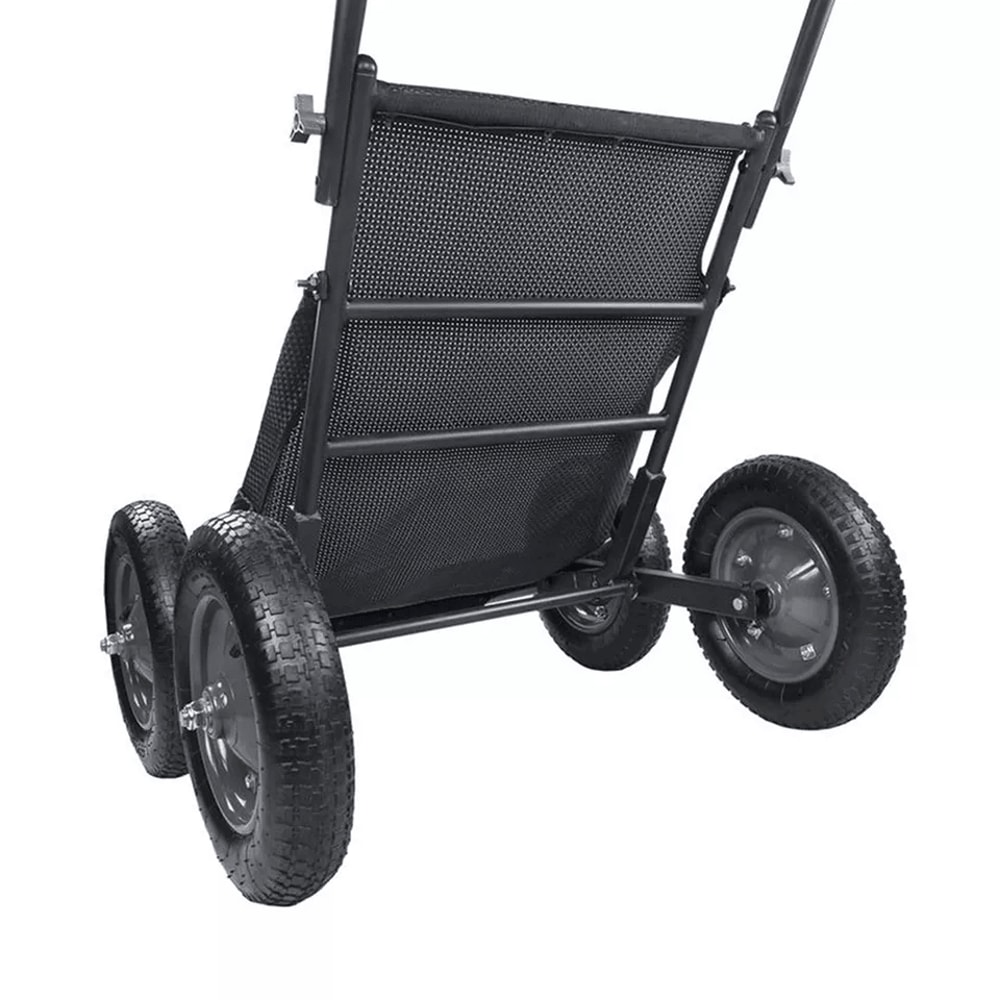 Hawk Crawler MultiUse Folding Cart 500lb Capacity Hunting Fishing Gear Hauler AllTerrain Black 4