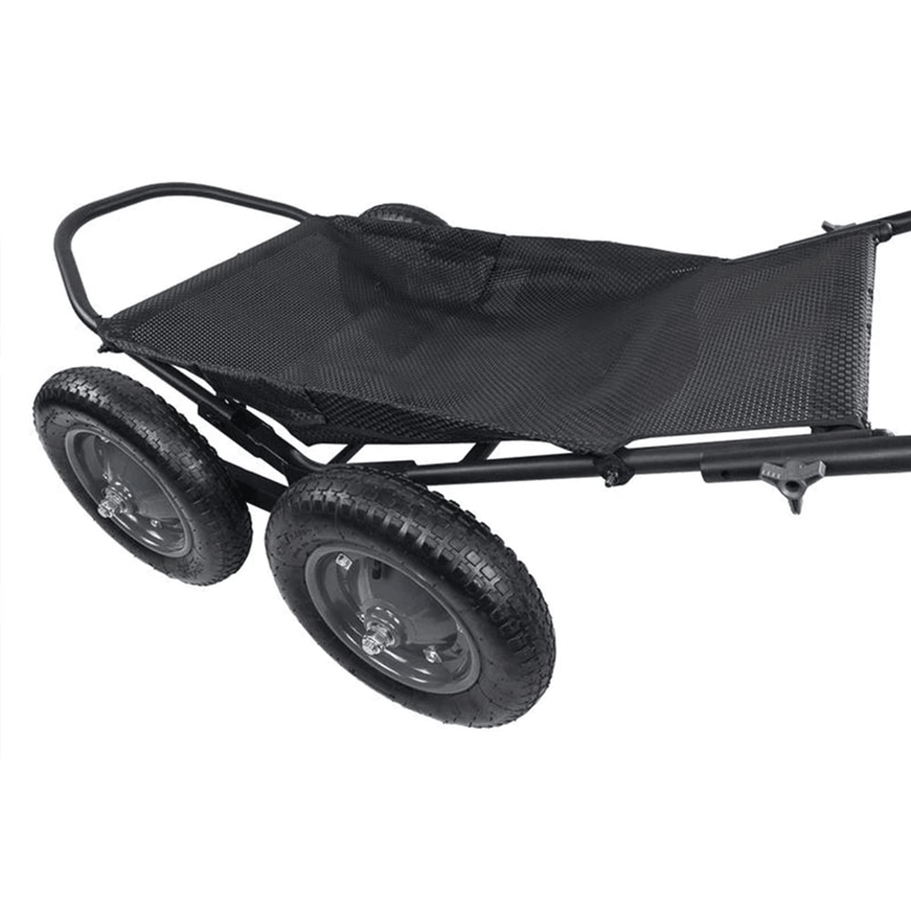 Hawk Crawler MultiUse Folding Cart 500lb Capacity Hunting Fishing Gear Hauler AllTerrain Black 5