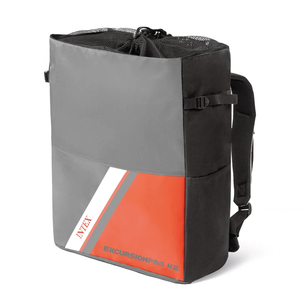 Intex Excursion Pro Inflatable Kayak Fishing Kayak With Oars Pump Rod Holders Portable Vinyl Boat 4