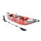 Intex Excursion Pro Inflatable Kayak Fishing Kayak With Oars Pump Rod Holders Portable Vinyl Boat 0