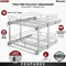 RevAShelf 5WB22122CR1 2Tier PullOut Cabinet Organizer 21x22 Inch HeavyDuty Chrome Wire Shelf 4