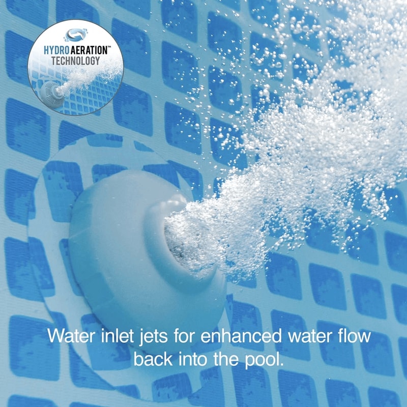 Intex Above Ground Pool Sand Filter Pump With Automatic Timer Reliable Sand Filtration System 4