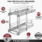 RevAShelf Kitchen Cabinet Pullout Shelf Organizer Bottom Mount SlideOut Storage Rack For Pots Pans 9