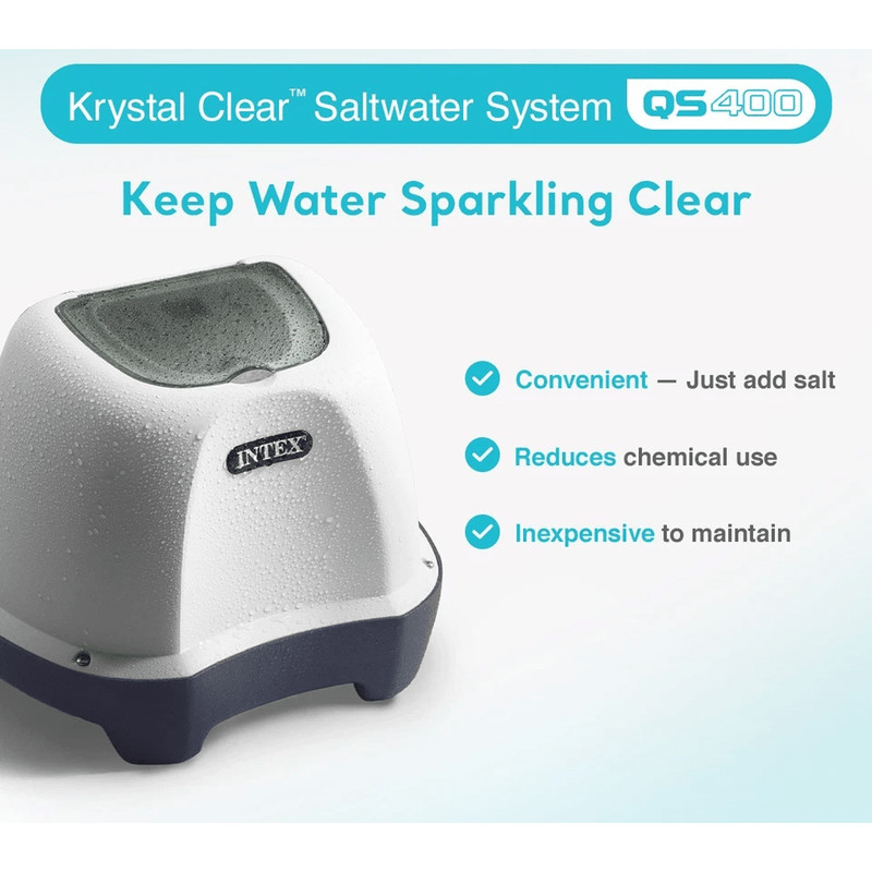 Intex Krystal Clear Saltwater Pool Chlorine System For Above Ground Pools LowMaintenance ECOFriendl 4