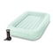Intex Kids Travel Air Mattress Inflatable Bed With Raised Sides Hand Pump Portable Toddler Sleep S 0