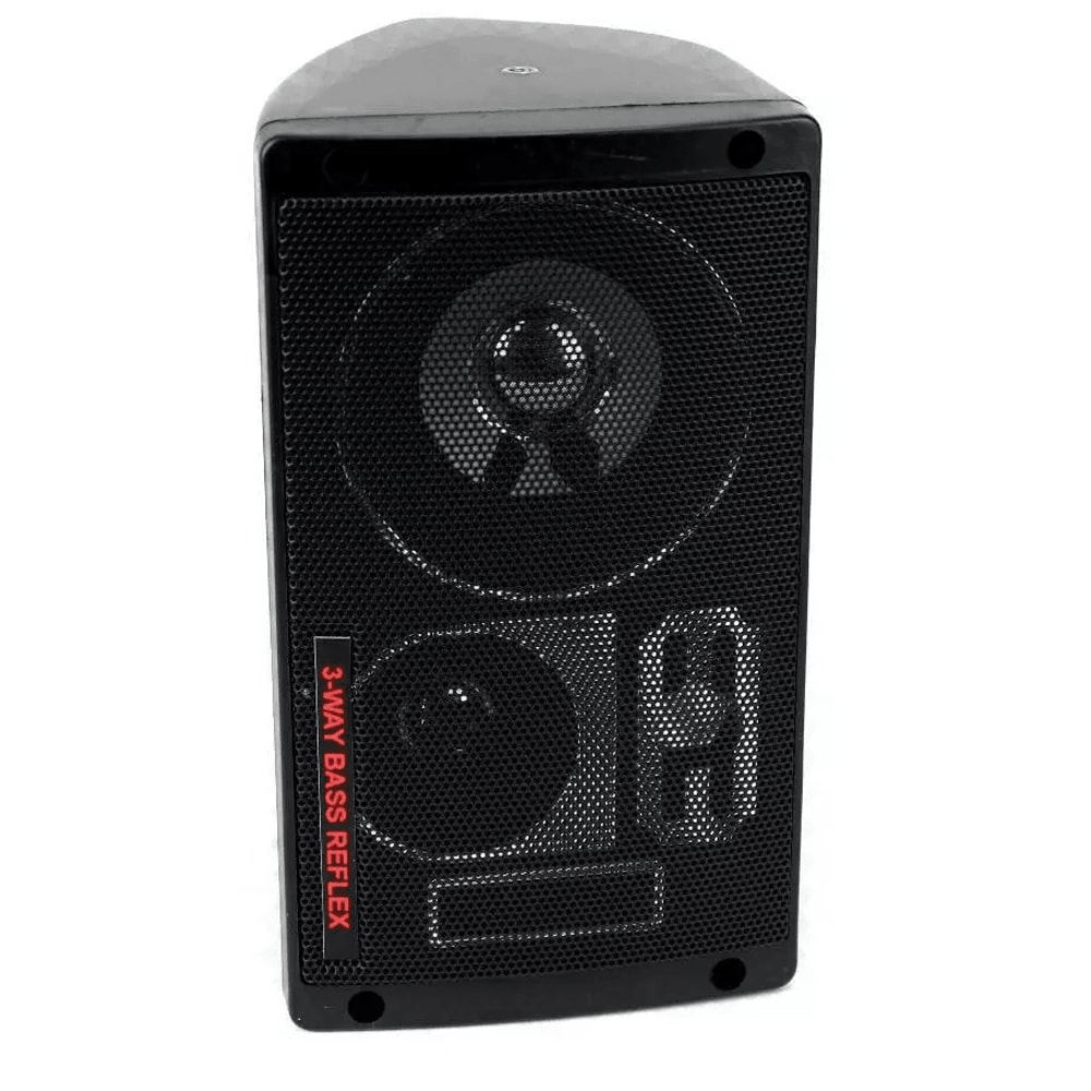 Pyramid 3 Way Car Audio Mini Box Speakers Indoor Stereo System 1