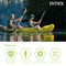 Lightweight Aluminum Double Oar Inflatable Kayak Paddle Black Collapsible Adjustable Durable 4