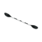 Lightweight Aluminum Double Oar Inflatable Kayak Paddle Black Collapsible Adjustable Durable 0