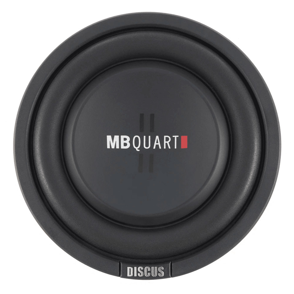 MB Quart Shallow Slim DVC Ohm Car Sub Single Speaker LowProfile Subwoofer With Deep Bass Durable B