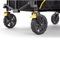 Gorilla Carts 7 Cu Ft Collapsible Outdoor Utility Wagon Oversize Bed Black HeavyDuty Folding Garde 6