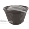 Suncast Resin Wicker Garden Water Hose Caddy Storage Holder Pot Java Outdoor Decorative Hose Organi 0