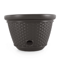 Suncast Resin Wicker Garden Water Hose Caddy Storage Holder Pot Java Outdoor Decorative Hose Organi 9