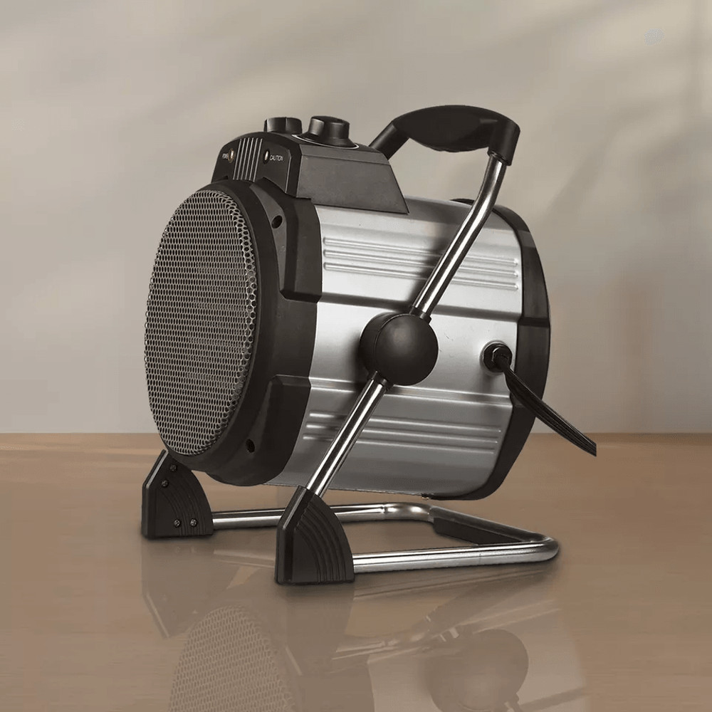 Geneva Industrial Portable Ceramic Heater With Setting Adjustable Thermostat Fan Compact Electric S 2