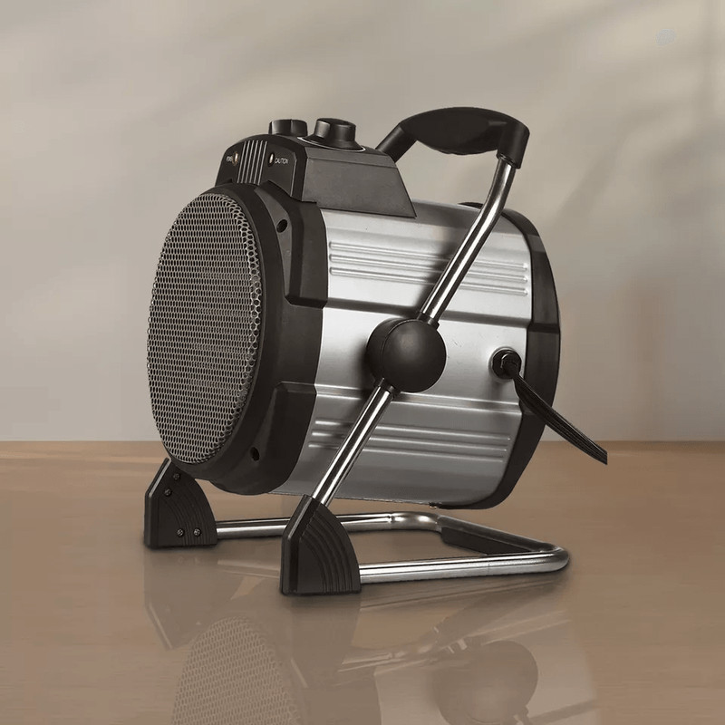 Geneva Industrial Portable Ceramic Heater With Setting Adjustable Thermostat Fan Compact Electric S 2