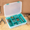Stackable Divided Plastic Storage Containers With Lids Ideal For Crafting Hardware And Home Organiz 2