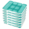 Stackable Divided Plastic Storage Containers With Lids Ideal For Crafting Hardware And Home Organiz 0