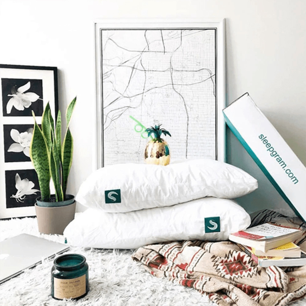 Bed Support Sleeping Pillow Adjustable Queen Size With Microfiber Cover Hypoallergenic Cooling Whi 1