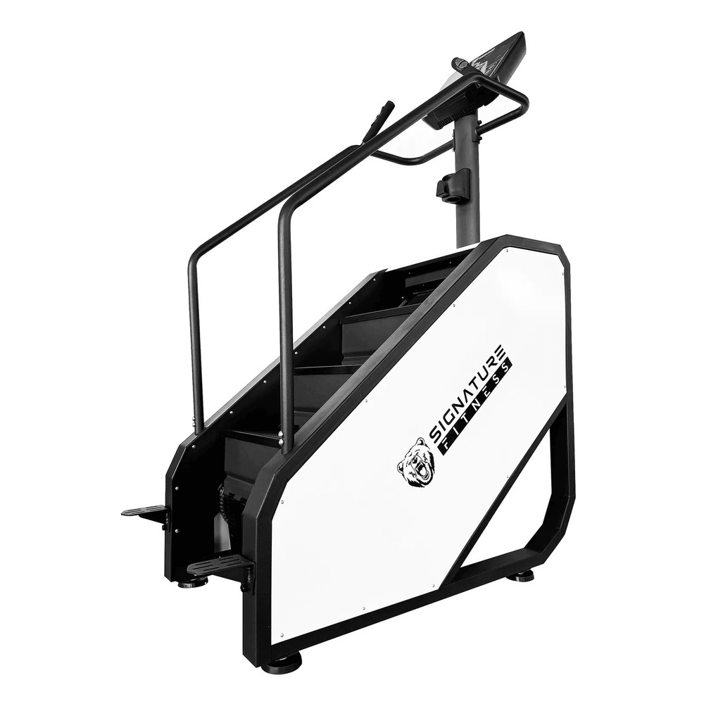 Signature Fitness Continuous Climber Commercial Grade Stair Stepper For Cardio  Lower Body Workouts 0