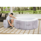 Bestway SaluSpa Cancun AirJet Inflatable Hot Tub With Soothing Jets Gray Spa With Bubble Jets Rapi 1