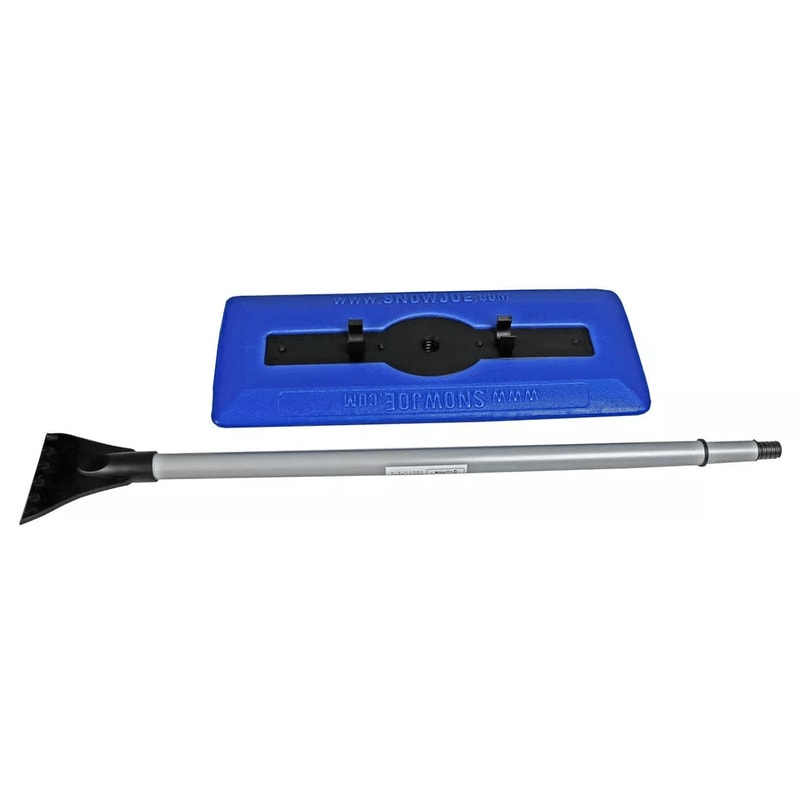 Snow Joe Windshield Ice Scraper Car Window Snow Removal Broom Winter Tool With Telescoping Pole Foa 2