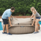 Energy Saving Intex Round PureSpa Hot Tub Replacement Cover Durable Insulated Fits Spas 1