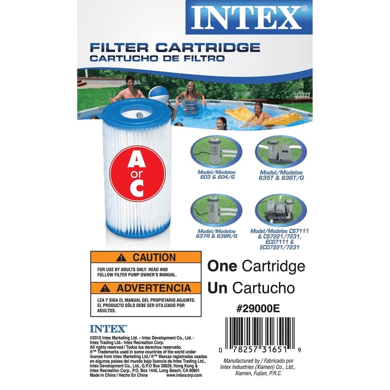Intex Pool Easy Set Type A Replacement Filter Pump Cartridge 8 Pack HighQuality Dacron Filters For 5