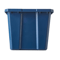 Gracious Living Medium Curbside Blue Box Plastic Home Recycling Bin Durable Stackable Container Wit 6
