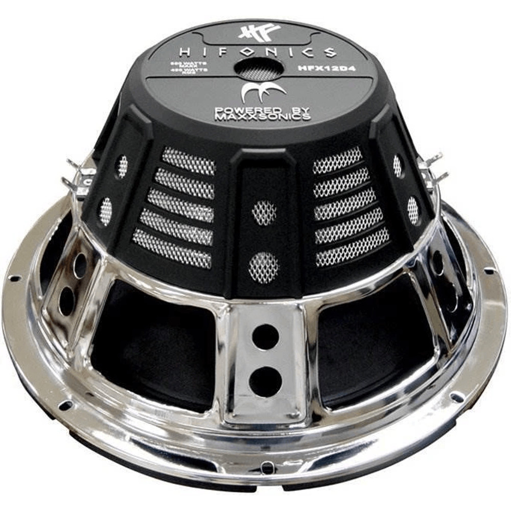 HIFONICS Car Audio Subwoofer Speaker 2 Pack With QPower Dual 12 Ported Subwoofer Enclosure For Deep 2