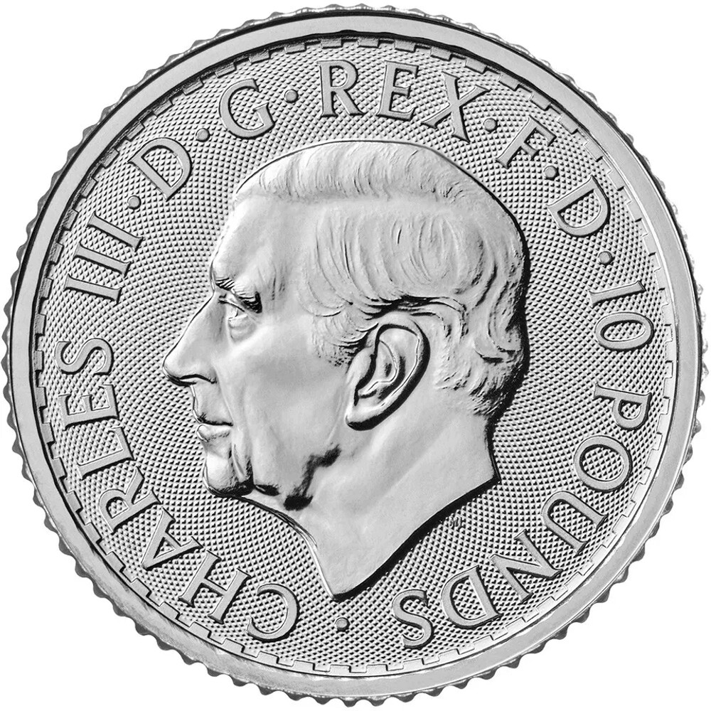 Great Britain Platinum Britannia 10 Coin  110 Oz BU  Random Year 0