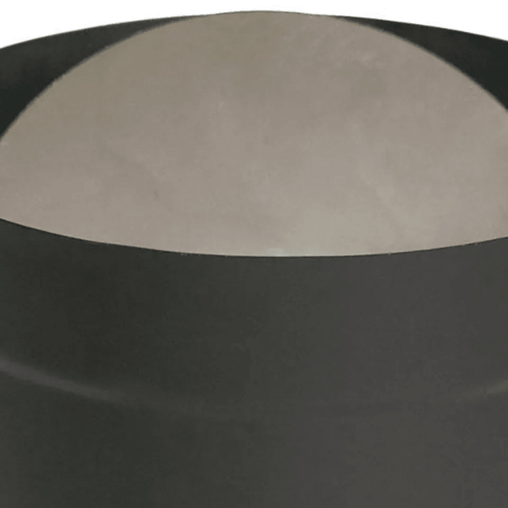 DuraVent Black Single Wall Damper Section Interior Stove Pipe Adapter For Wood Stove Ventilation Ef 2