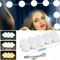 Hollywood Style Vanity Mirror Lights Kit 10 Dimmable LED Bulbs USB Powered Makeup Lighting For Dres 0