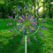 Magical Wind Powered Kinetic Windmill Unique Metal Garden Sculpture Spinner For Outdoor Yard Decor 0