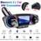 Wireless Bluetooth FM Transmitter For Car MP3 Player HandsFree Radio Adapter Dual USB Charging Kit 0