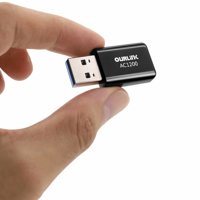 1200Mbps Mini USB WiFi Adapter  Dual Band 80211ac Wireless Network Dongle USB 30 For PCLaptop 3