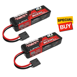 traxxas lipo battery pack, id connector, high-performance rc power cells