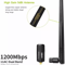 Mini AC600 Dual Band 245GHz WiFi USB Adapter Dongle 80211acbgn Wireless Network For PC Laptop 3