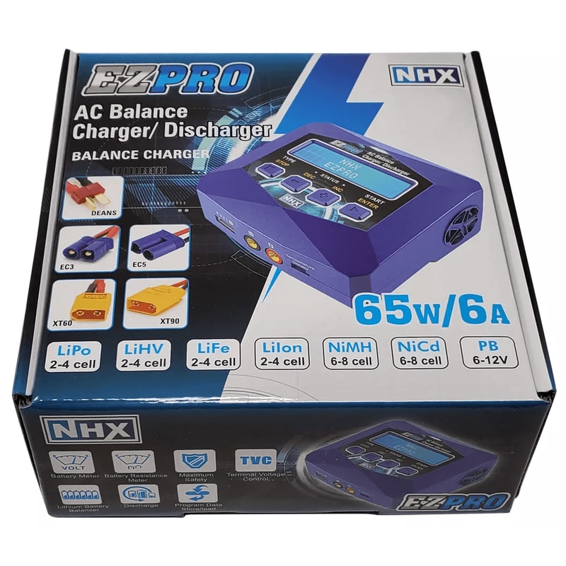 65W Multi Chemistry AC Charger For 24S LiPoLiFeNIMH Batteries 2