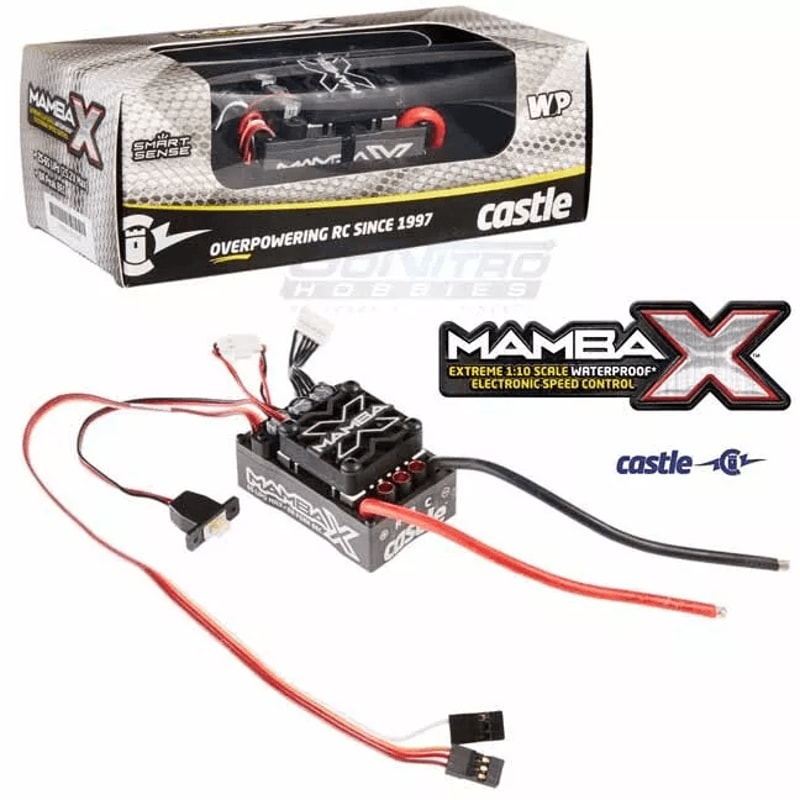 Castle Creations Mamba X 110 Sensored 252V Waterproof ESC HighPerformance Brushless Speed Controll 0