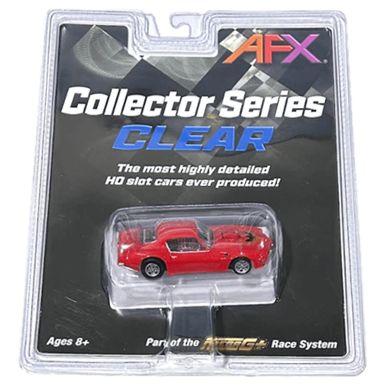 AFX Mega G Pontiac Firebird Trans Am WhiteBlue  Red HO Slot Car 4