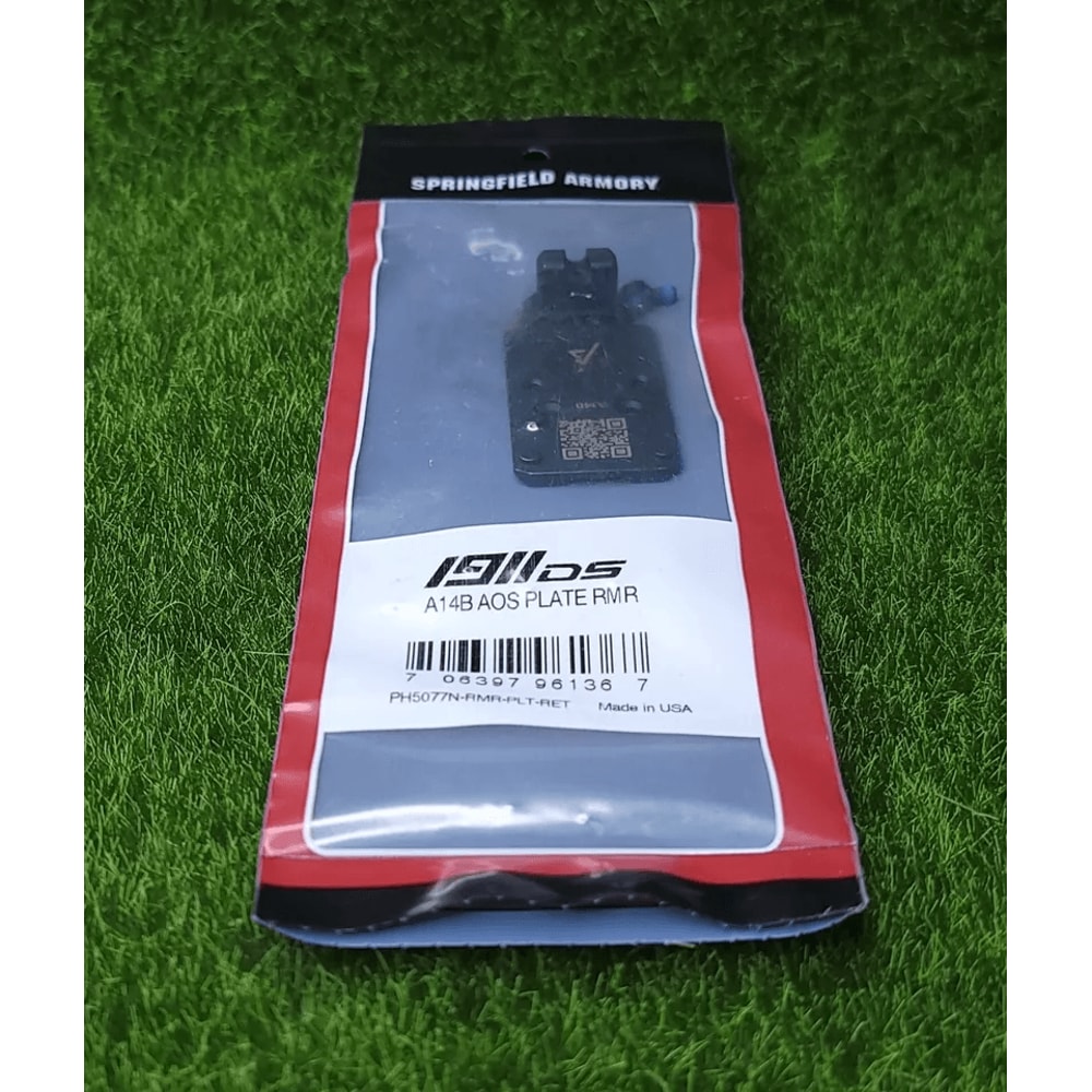 Springfield AOS Agency Optic Plate A14B 1911 DS Mount For RMR SRO 0
