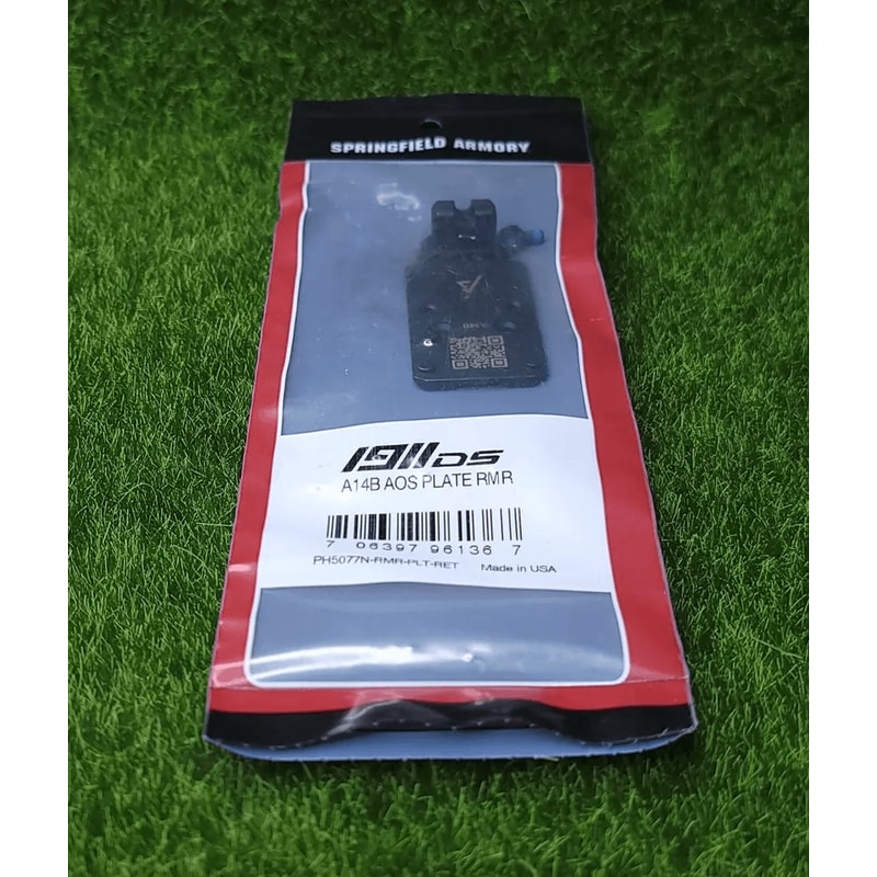 Springfield AOS Agency Optic Plate A14B 1911 DS Mount For RMR SRO 0
