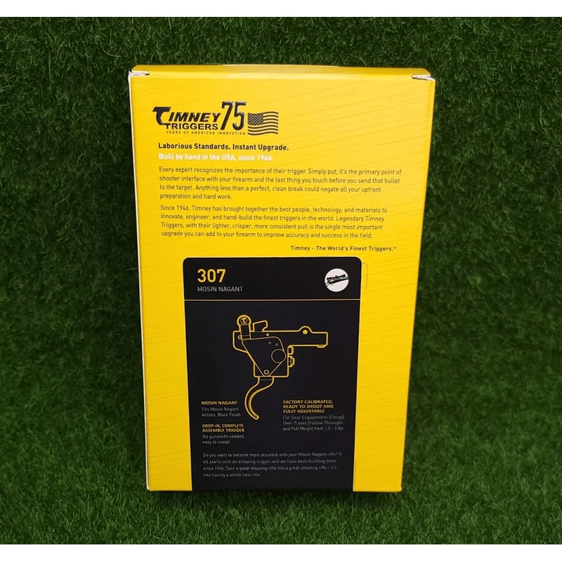 Timney Triggers Mosin Nagant Curved Trigger Adjustable Pull Red Steel Upgrade 1